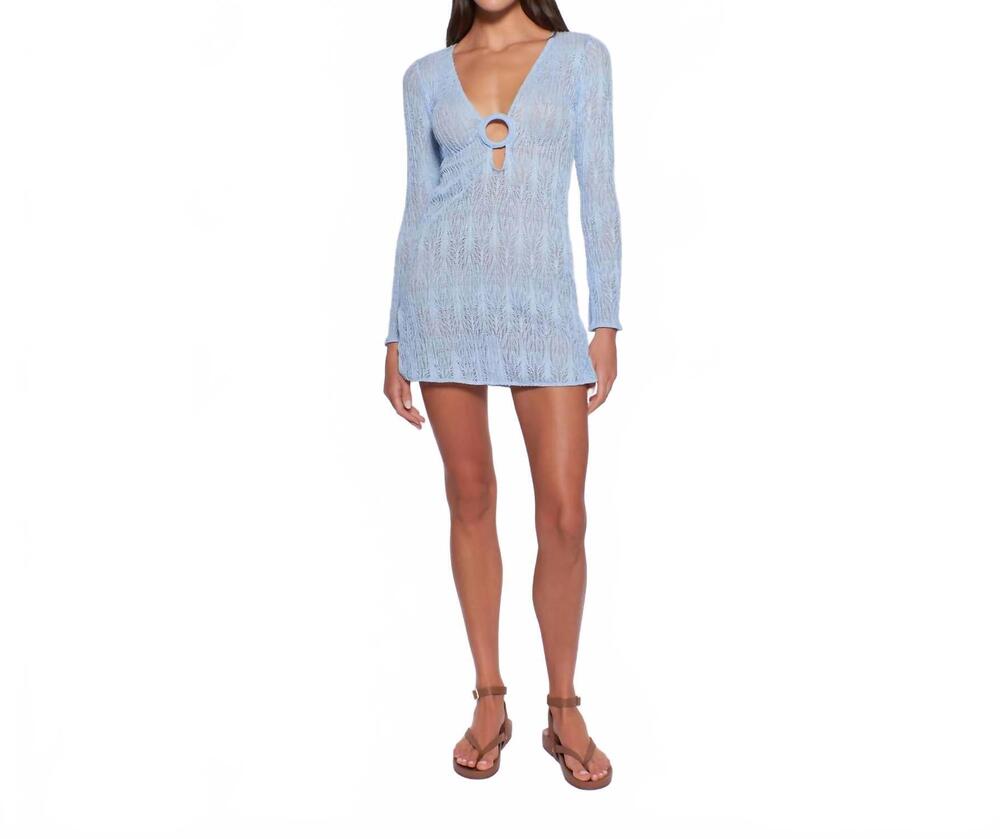 NEW PEIXOTO angie tunic in cloud blue